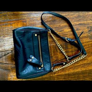 Black cross body purse